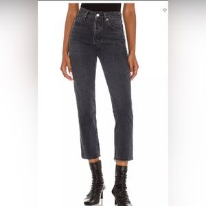 Agolde Riley Crop Jeans. Size 26. EUC